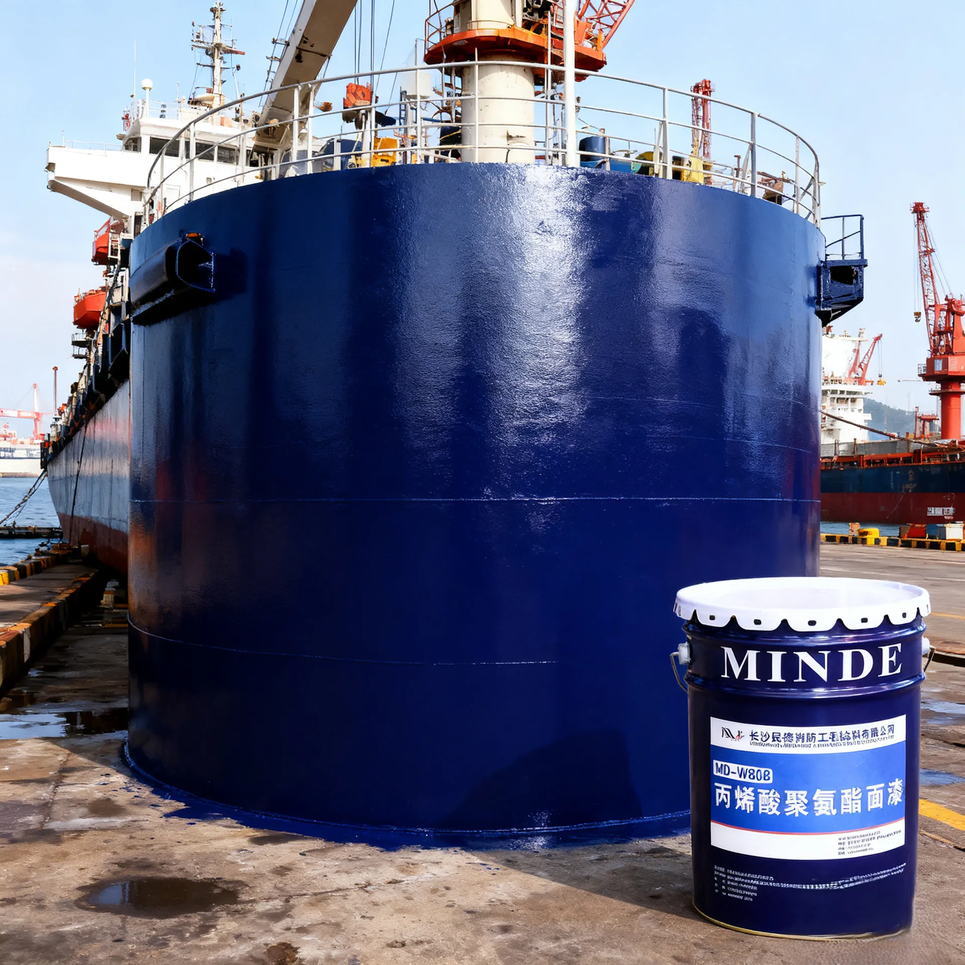 Акриловая полиуретановая финишная краска-xq11