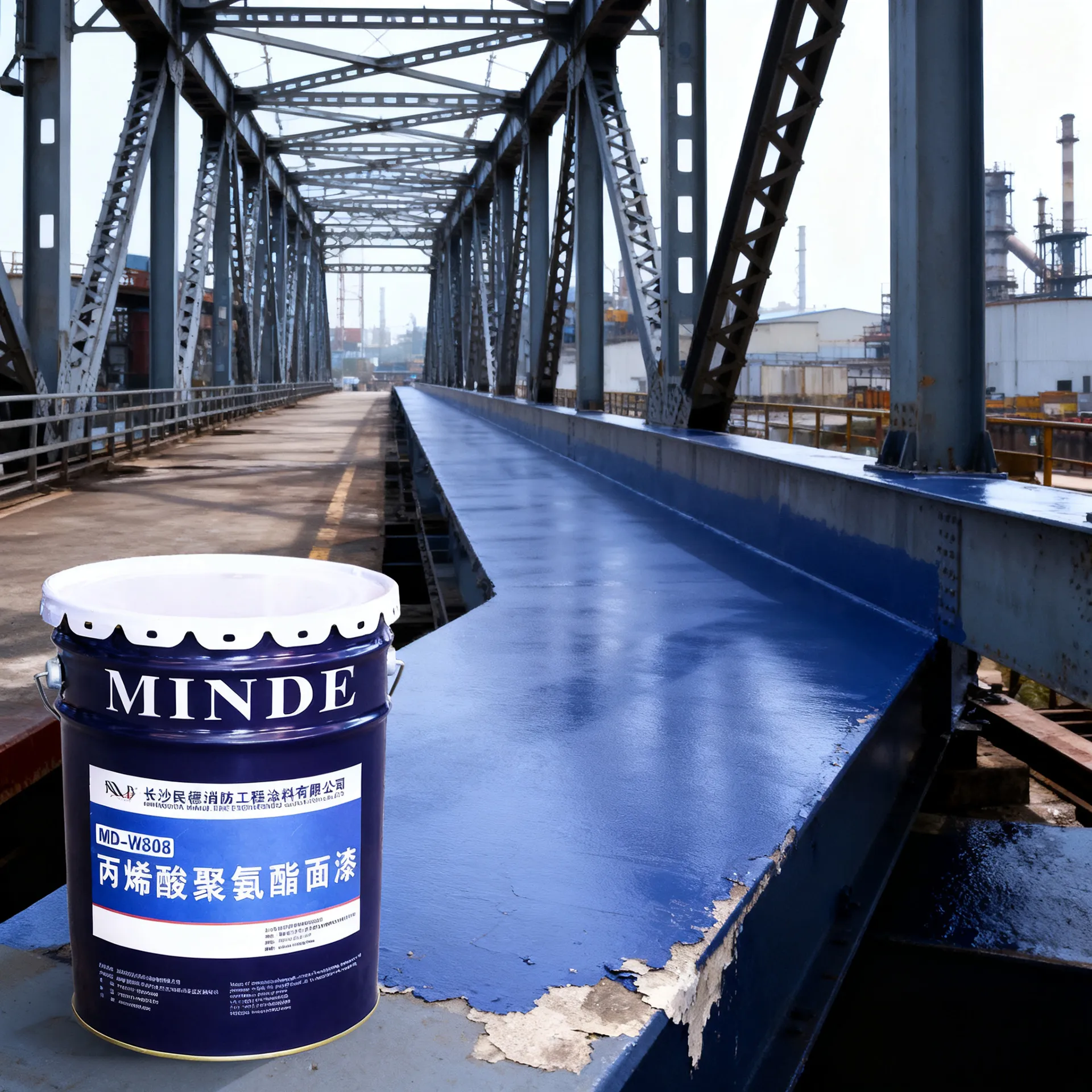 Акриловая полиуретановая финишная краска-xq13