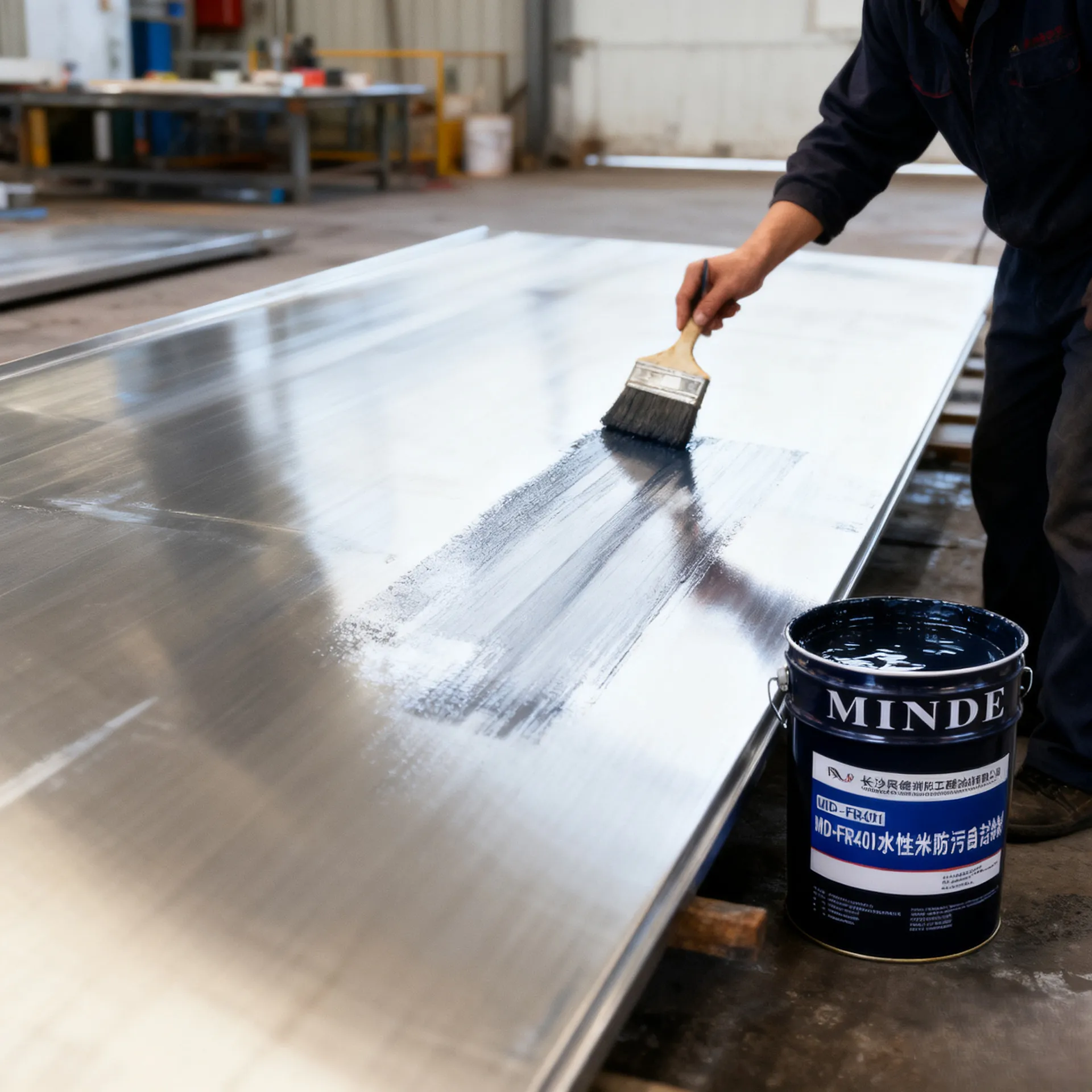 Водная нанокремниевая самоочищающаяся антизагрязняющая краска-xq10