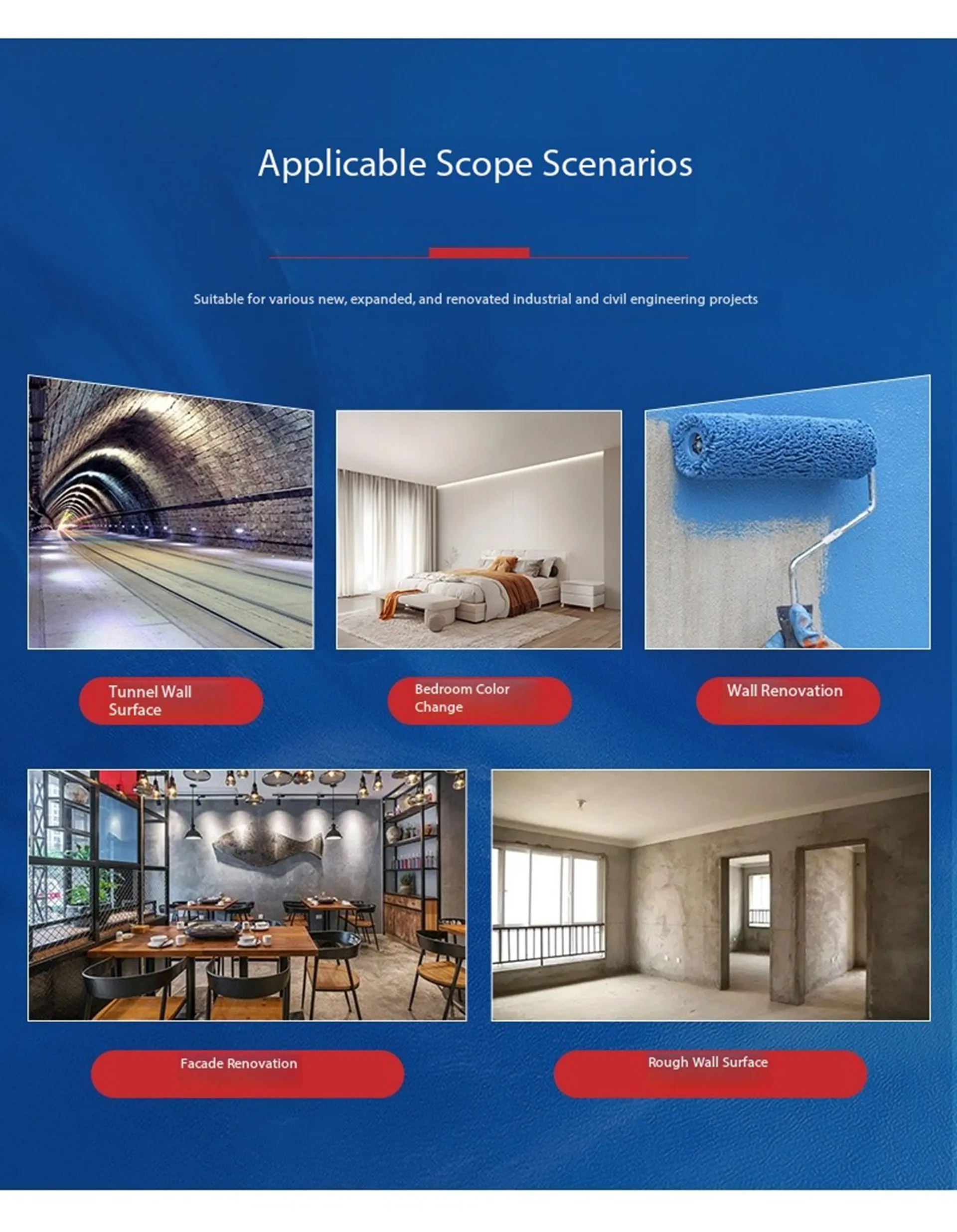 Водная нанокремниевая самоочищающаяся антизагрязняющая краска-xq5