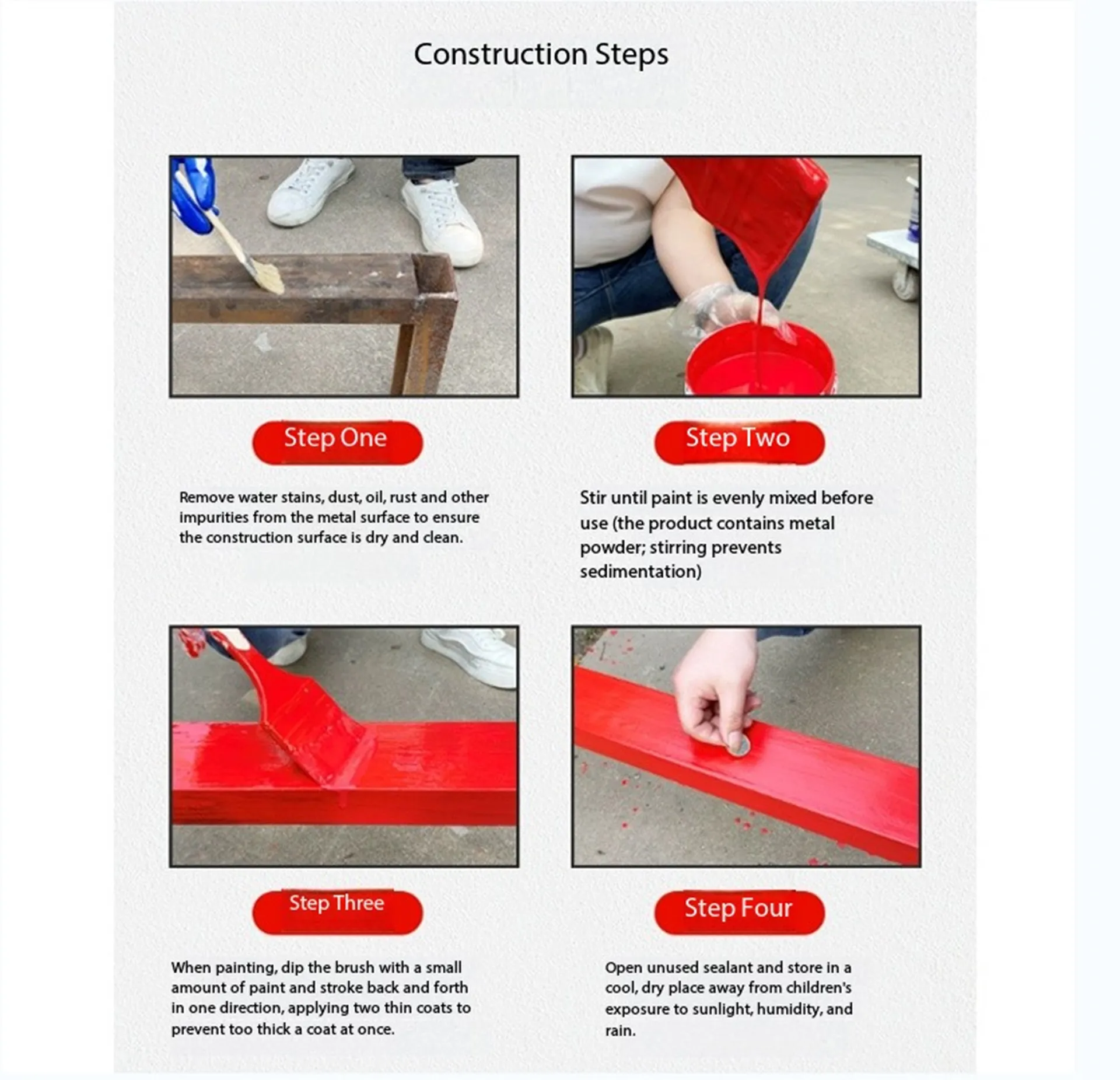 Краска антикоррозийная алкидная с железным суриком-xq5