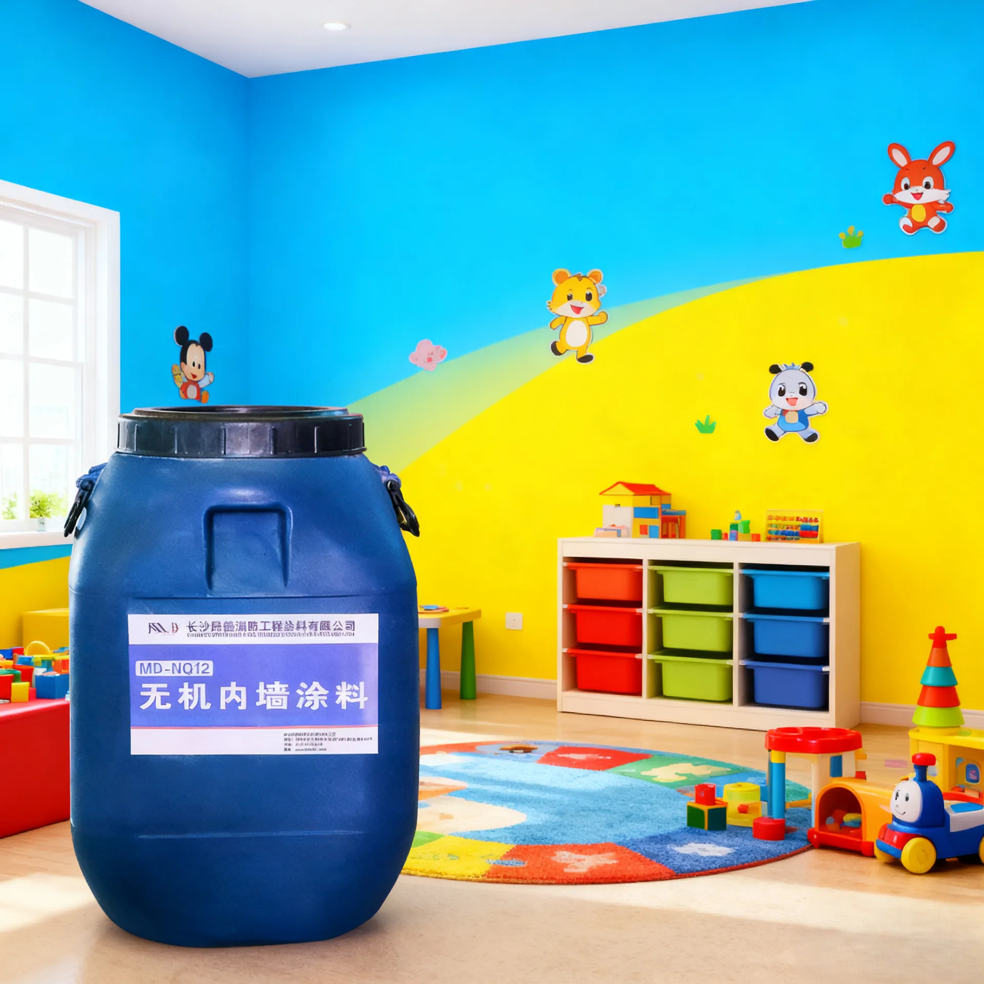 Неорганическая краска для внутренних стен-xq5