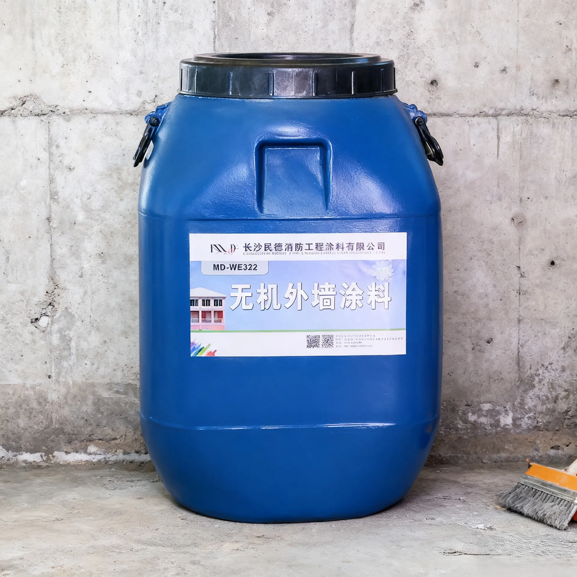 Неорганическая краска для наружных стен-xq11