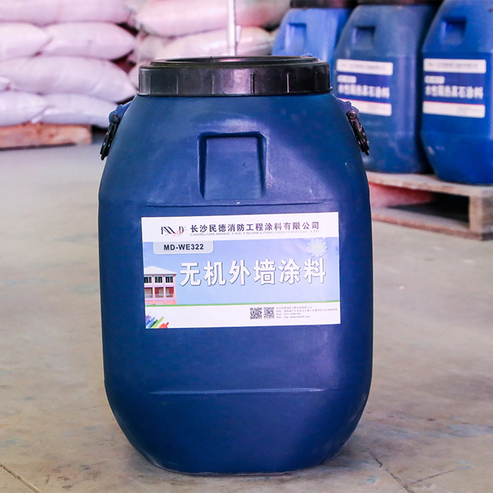 Неорганическая краска для наружных стен-xq4