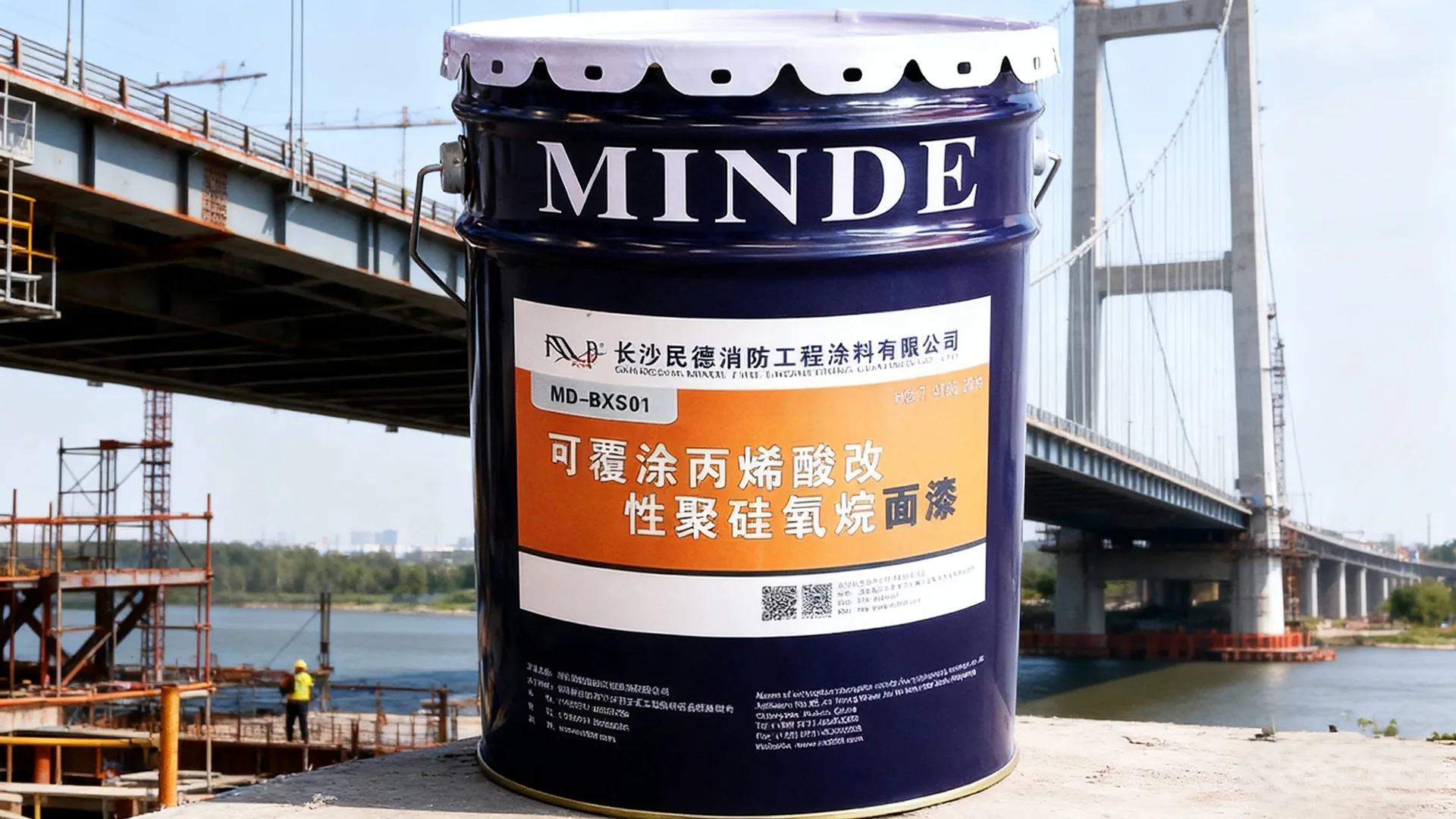 Перекрываемая акрил-модифицированная полисилоксановая финишная краска-10